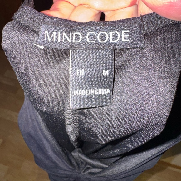 Mind Code Black Backless Ruched Dress - Picture 3 of 3